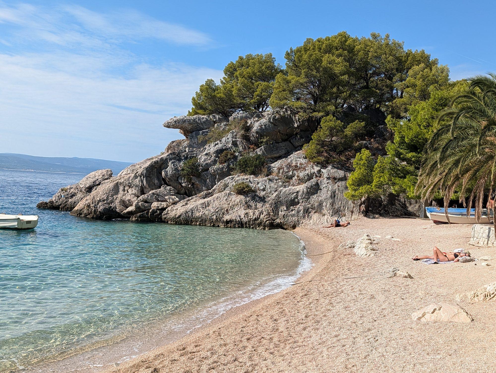 Podrače Beach, Brela
