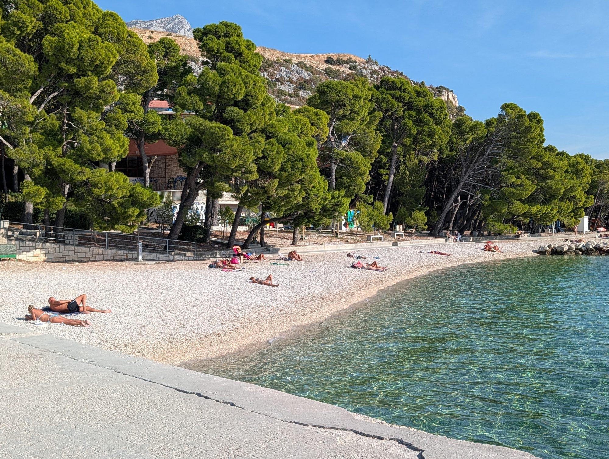 Krvavica Beach, Baška Voda
